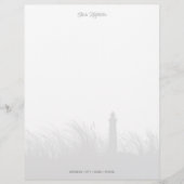 Gepersonaliseerd vuurtoren Shoreline Briefhoofd (Voorkant)