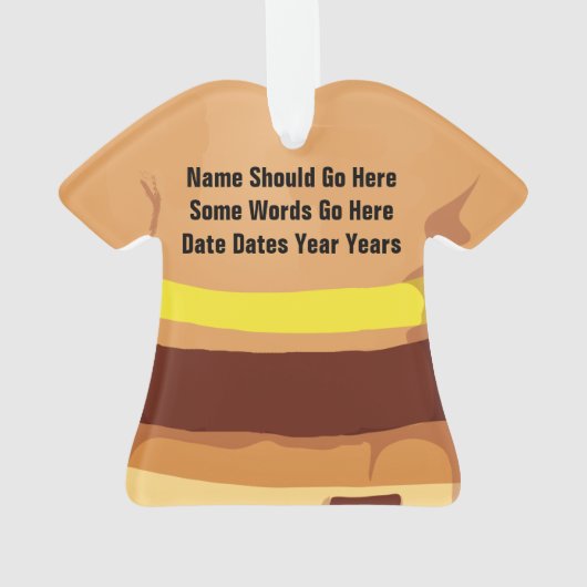 Gepersonaliseerd vuurwapen ornament (achterkant)