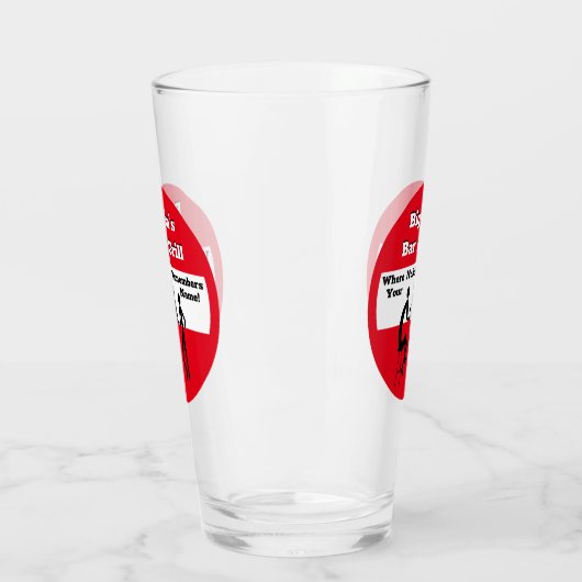 Gepersonaliseerd waar niemand Jouw naam herinnert Glas (Links)