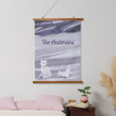 Gepersonaliseerd wandtapijt van Fox Family Hangend Wandkleed (Slaapkamer)