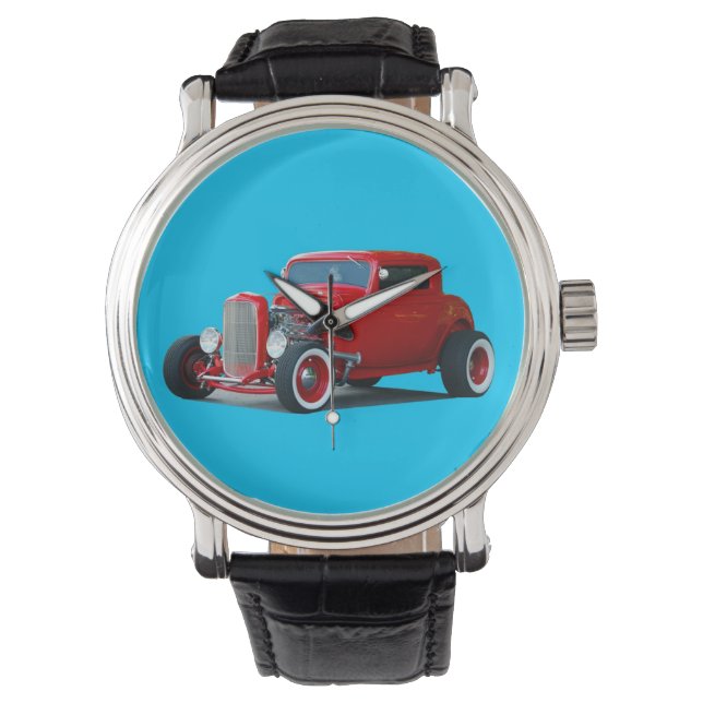 Gepersonaliseerd warmloperauto horloge (Voorkant)