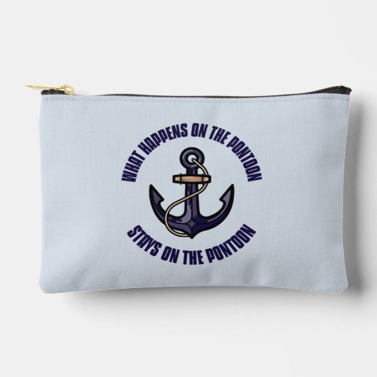 Gepersonaliseerd Wat Gebeurt op de Ponton Grappig Etui (Voorkant)
