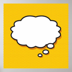 Gepersonaliseerd wat ik denk poster