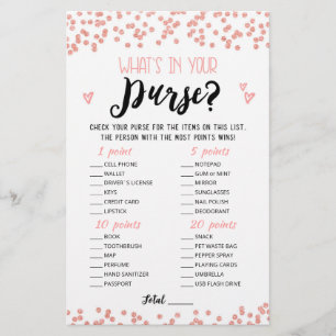 Gepersonaliseerd Wat zit er in je tas Hen Party sp