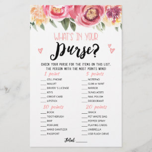 Gepersonaliseerd Wat zit er in je tas Hen Party sp