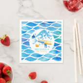 Gepersonaliseerd Water Pistool Verjaardagspapier B Servet (Insitu)