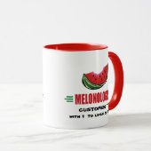 Gepersonaliseerd watermeloen mok (Voorkant rechts)
