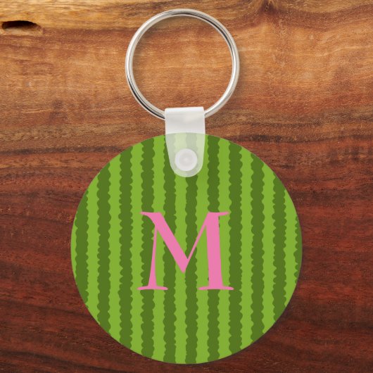 Gepersonaliseerd watermeloen sleutelhanger (Achterkant)