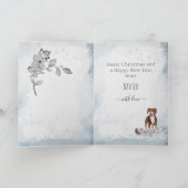 Gepersonaliseerd Waterverf Entlebucher Mountain Do Feestdagen Kaart (Binnen)