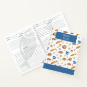 Gepersonaliseerd Waterverf voor brood en bakkerij Notitieboek (Binnen)