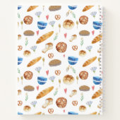 Gepersonaliseerd Waterverf voor brood en bakkerij Notitieboek (Achterkant)