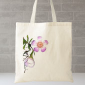 Gepersonaliseerd wax bloemenbloem Canvas tas