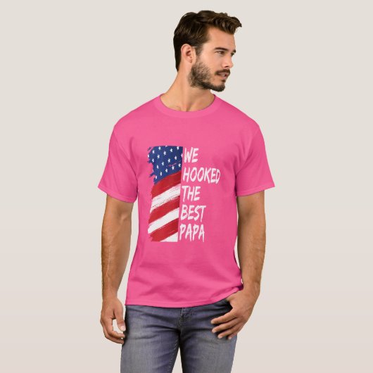 Gepersonaliseerd we de beste papa short t-shirt (Voorkant volledig)