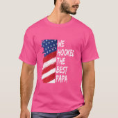 Gepersonaliseerd we de beste papa short t-shirt (Voorkant)