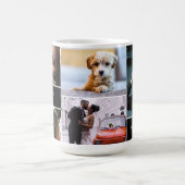 Gepersonaliseerd We houden van je papa Foto Collag Koffiemok (Center)