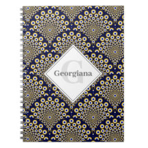 Gepersonaliseerd We kijken naar u Navy & Gold Deco