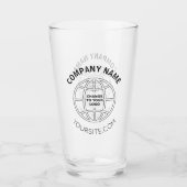 GEPERSONALISEERD WEBADRES BEDRIJF LOGO GLAS (Voorkant)