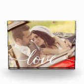 Gepersonaliseerd weddenschap Foto Elegant Love Scr (Voorkant)