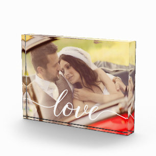 Gepersonaliseerd weddenschap Foto Elegant Love Scr