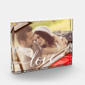 Gepersonaliseerd weddenschap Foto Elegant Love Scr (Links)