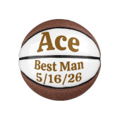 Gepersonaliseerd wedrennen basketbal (Voorkant)