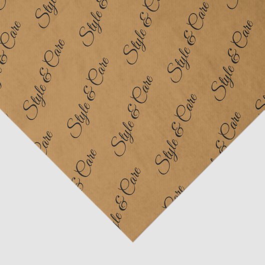 Gepersonaliseerd weefselpapier met naampatroon afd tissuepapier (Detail)