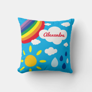 Gepersonaliseerd weer, regenboog en zonneschijn kussen