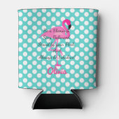 Gepersonaliseerd Wees een Flamingo Koelbox Blikjeskoeler (Voorkant)