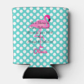 Gepersonaliseerd Wees een Flamingo Koelbox Blikjeskoeler (Achterkant)