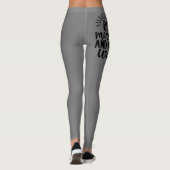 Gepersonaliseerd Wees een zeemeermin en maak golve Leggings (Achterkant)
