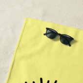 Gepersonaliseerd Wees een zeemeermin en maak golve Strandlaken (In situ)