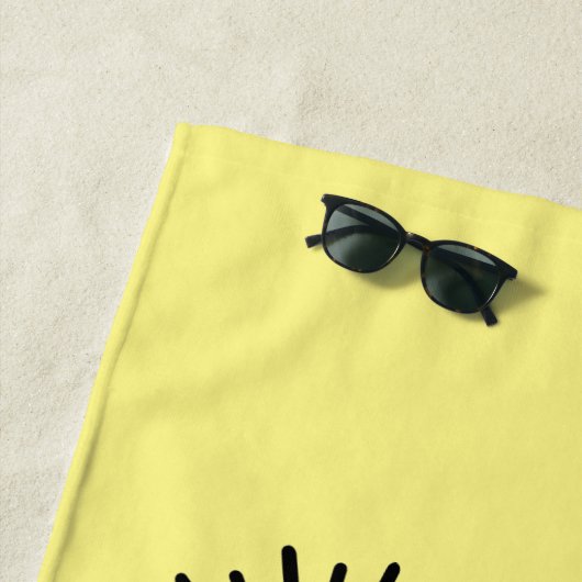 Gepersonaliseerd Wees een zeemeermin en maak golve Strandlaken (In situ)