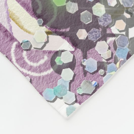 Gepersonaliseerd "Wees een zeemeermin" Fleece Deken (Hoek)