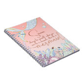 Gepersonaliseerd "Wees een zeemeermin" Notitieboek (Rechterzijde)