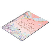 Gepersonaliseerd "Wees een zeemeermin" Notitieboek (Linkerzijde)