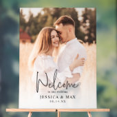 Gepersonaliseerd Welkom bij ons trouwbord Acryl Acryl Bord (Neutraal)