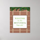 Gepersonaliseerd - Welkom bij Succa Canvas Afdruk (Voorkant)