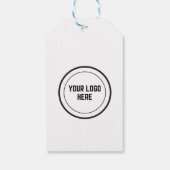 Gepersonaliseerd welkom in de buurt Logo Cadeaulabel (Achterkant)