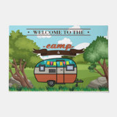 Gepersonaliseerd welkom in ons kamp deurmat (Voorkant)