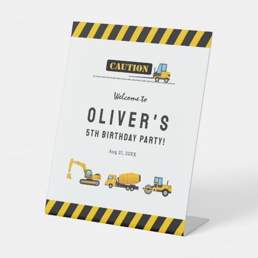 Gepersonaliseerd Welkomstsignalen van het thema Bo Reclamebord Met Voetstuk (Voorkant)