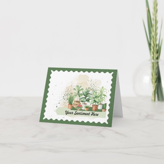 Gepersonaliseerd Wenskaart - Blanco Wenskaart Kaart (Voorkant)