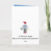 Gepersonaliseerd Wenskaart Martzkin St. Lucia Day Feestdagen Kaart (Achterkant)