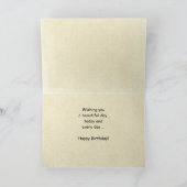 Gepersonaliseerd Wenskaart op de verjaardag van de Kaart (Binnen)
