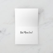 Gepersonaliseerd Wenskaart voor geStipteerde kippe Feestdagen Kaart (Binnen)