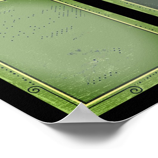 Gepersonaliseerd werknemer van de vertoning van de poster (Hoek)