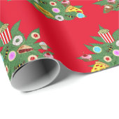 Gepersonaliseerd werkpapier voor kerstmis met weed cadeaupapier (Rol Hoek)