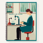 Gepersonaliseerd Wetenschappelijk Lab Notitieboek (Voorkant)