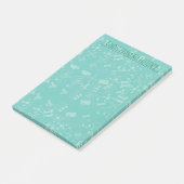 Gepersonaliseerd wetenschapspictogram post-it® notes (Schuin)