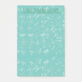 Gepersonaliseerd wetenschapspictogram post-it® notes