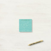 Gepersonaliseerd wetenschapspictogram post-it® notes (Op bureau)